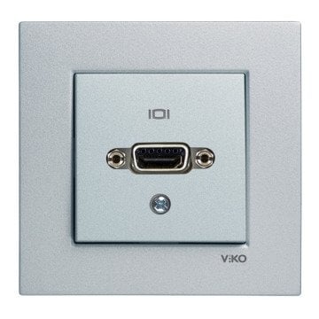 VİKO 92605013 VGA Konnektör Kapağı [Gümüş]