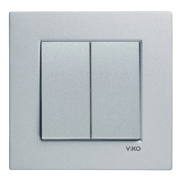 VİKO Novella/Trenda 92605002 Komütatör Düğmesi [Gümüş]