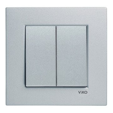 VİKO 92605002 Komütatör Düğmesi [Gümüş]