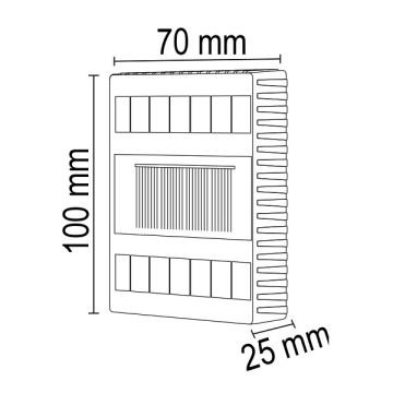 FORLIFE FL-3263 5 Watt Çift Yönlü Solar Duvar Apliği - Gün Işığı (3200K)