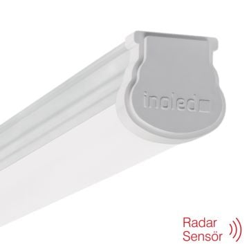 inoled 2944-01 40 Watt 120 cm Radar Sensörlü Nemliyer LED Etanj - Beyaz Işık (6500K)