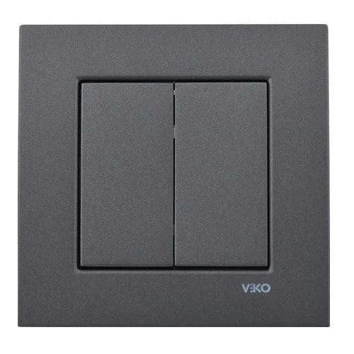 VİKO Novella/Trenda 92605402 Komütatör Düğmesi [Füme]
