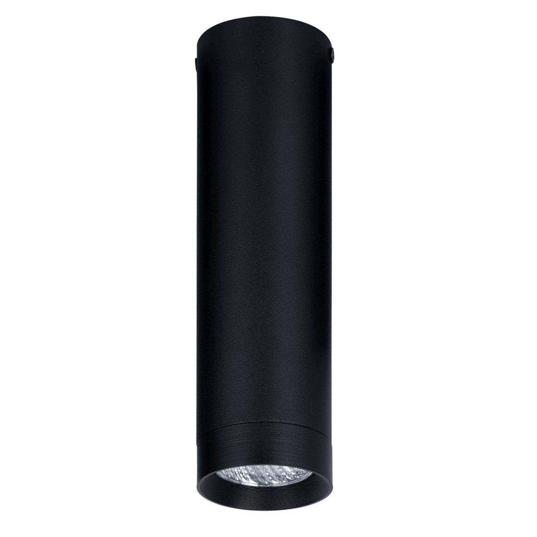 goldX ZE027 6x20 cm Siyah/Beyaz Sıva Üstü Silindir Spot (GU10 Duylu)