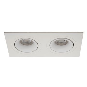 goldX ZE771-WH Beyaz İkili Spot Kasası