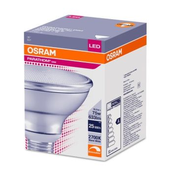 OSRAM 10.5 Watt Dimli PAR30 LED Ampül - Gün Işığı (2700K)