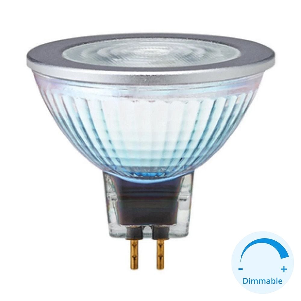 OSRAM 8 Watt Mercekli Dimli MR16 LED Ampul - Gün Işığı (3000K) [LED Pratahome MR16 50 36 Derece 8W/930 GU5.3 Dim]