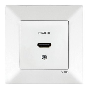 VİKO Karre/Meridian 90967168 HDMI Konnektör [Beyaz]