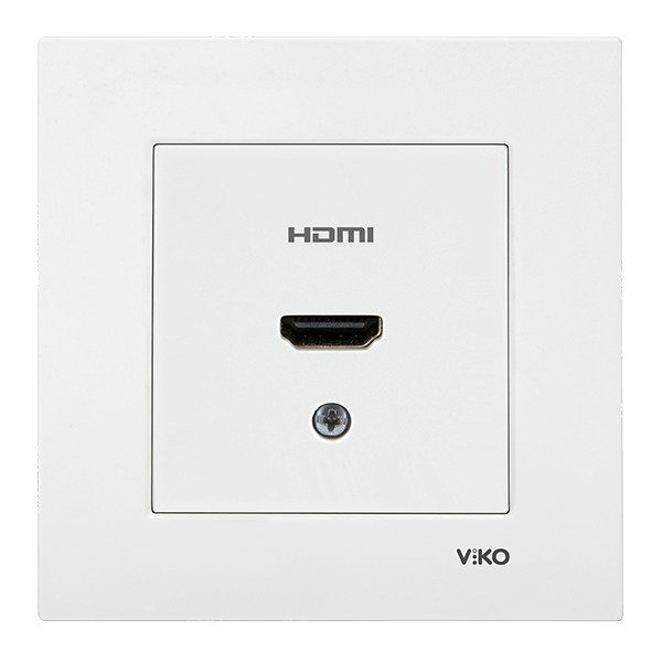 VİKO Karre/Meridian 90967168 HDMI Konnektör [Beyaz]
