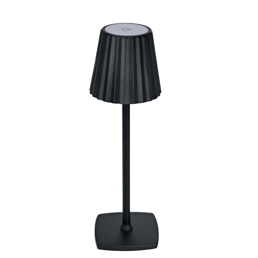 HOROZ 050-001-0001-Siyah 3 Watt Dimli ve Dokunmatik, Şarjlı LED Masa Lambası - 3 Işık Renkli (Beyaz + Ilık Beyaz + Gün Işığı)