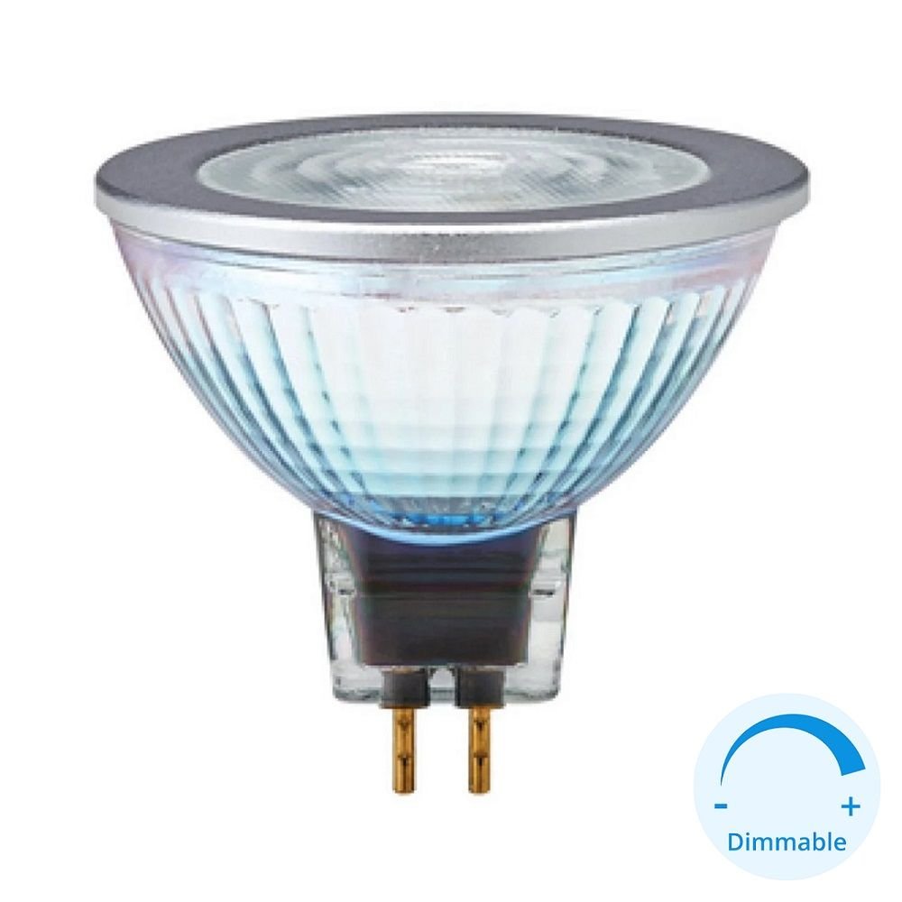 OSRAM 8 Watt Mercekli Dimli MR16 LED Ampul - Sarı Işık (2700K) [LED Pratahome MR16 50 36 Derece 8W/930 GU5.3 Dim]