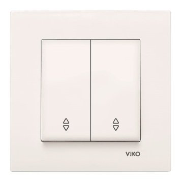 VİKO Novella/Trenda 92605817 Komütatör Vavien Düğmesi [Krem]