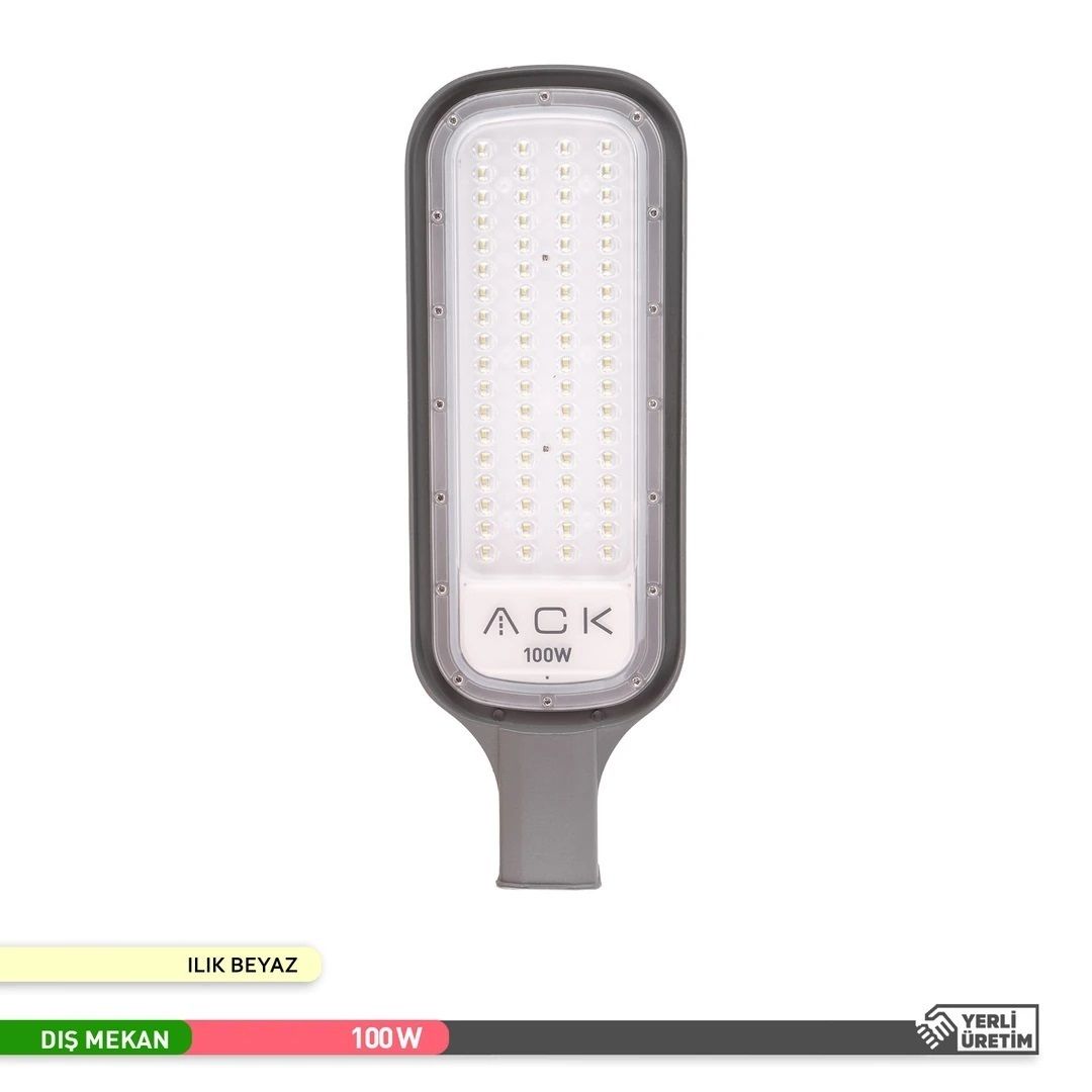 ACK AT41-19110 100 Watt LED Sokak Armatürü - Ilık Beyaz (4000K)