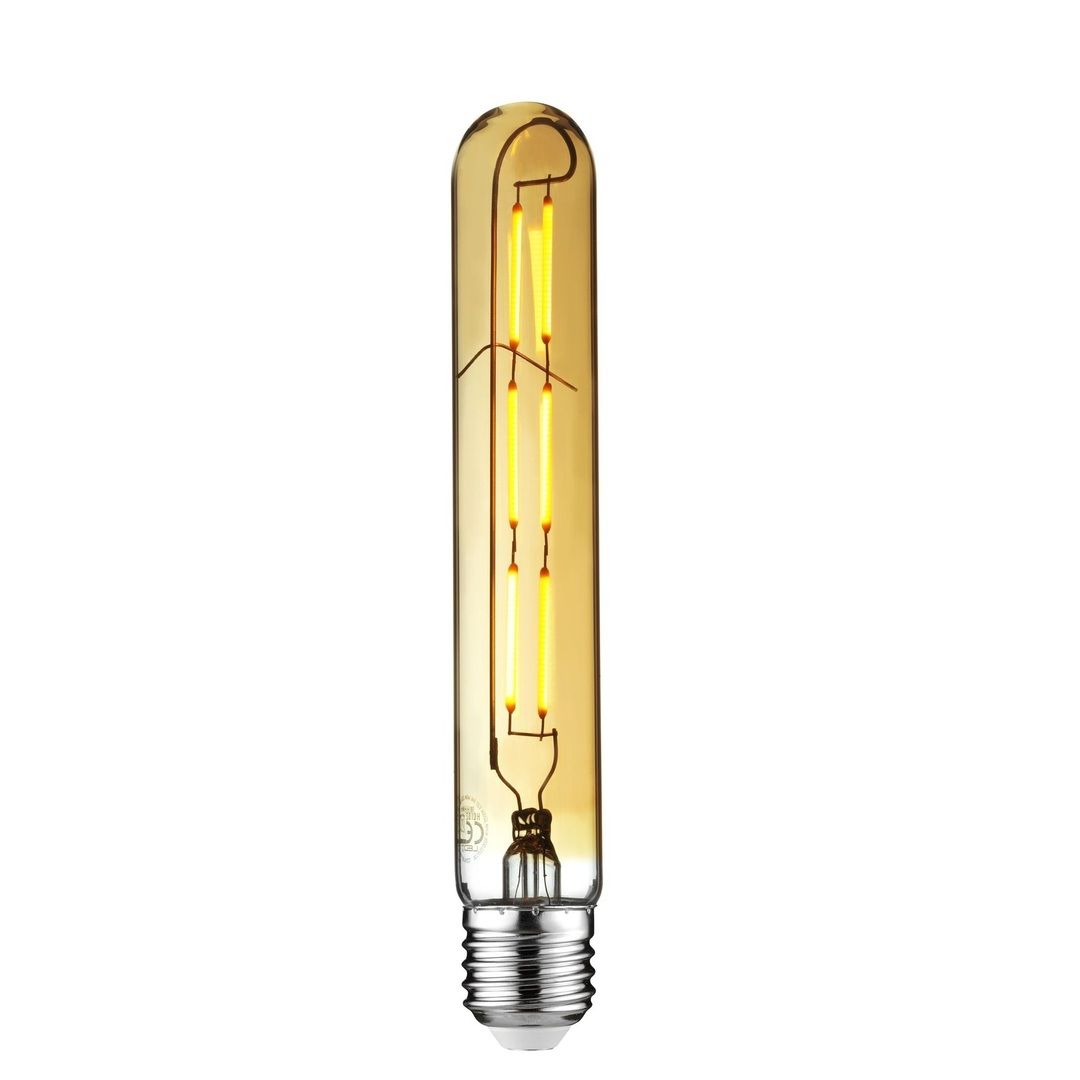 HOROZ 001-033-0006 6 Watt 18.5 cm LED Rustik Çubuk Ampul (Amber)