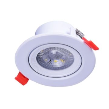 DÜNYA LED HS407 5 Watt Sıva Altı Beyaz Yuvarlak LED Spot (PC Kasa)