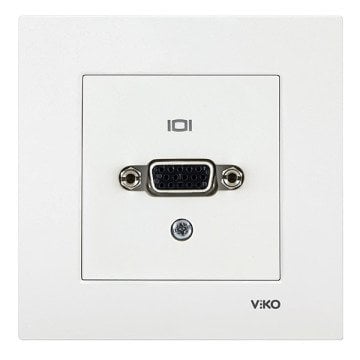 VİKO Karre/Meridian 90967167 VGA Konnektör (Klemensli) [Beyaz]