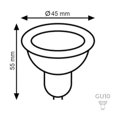 K2 GLOBAL KES046 5 Watt GU10 Duylu LED Ampul