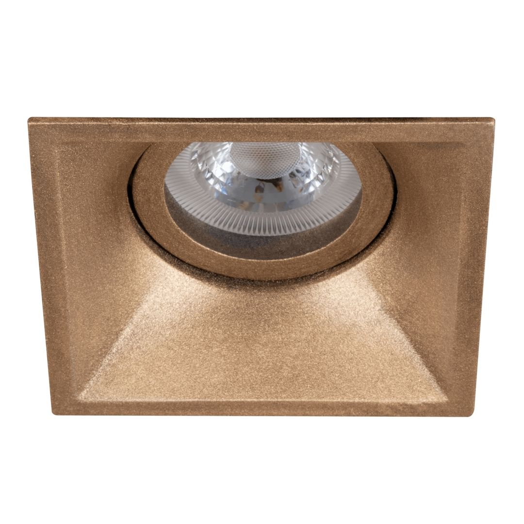goldX ZE647-BRE Bronz Sıva Altı Kare Spot Kasası