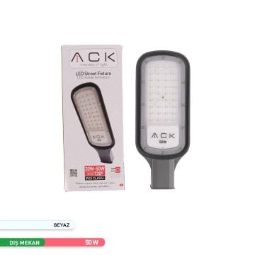 ACK AT41-15000 50 Watt LED Sokak Armatürü - Gün Işığı (3000K)