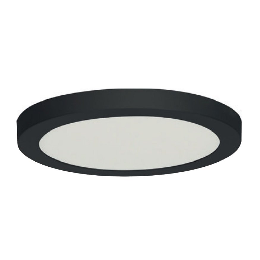 HOROZ 016-083-0036-S 36 Watt Siyah Sıva Üstü Yuvarlak Backlight LED Panel - Plastik Kasa