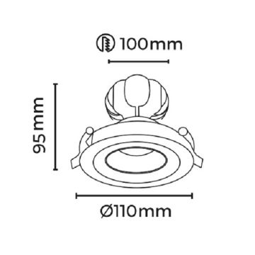 MOLLED MOL5020 8 Watt Beyaz/Siyah Kasa LED Mağaza Spotu (SAMSUNG/OSRAM LED & EAGLERISE/PHILIPS/LIFUD Driver)