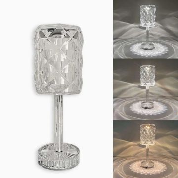 unmatik, Şarjlı LED Masa Lambası - 3 Işık Renkli (Beyaz + Ilık Beyaz + Gün Işığı)