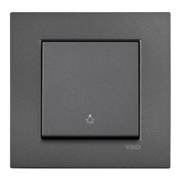 VİKO Novella/Trenda 92605403 Light Anahtarı Düğmesi [Füme]