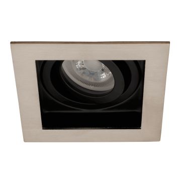 goldX ZE781-SNK Satin Nikel (Kaplama) Sıva Altı Kare Spot Kasası