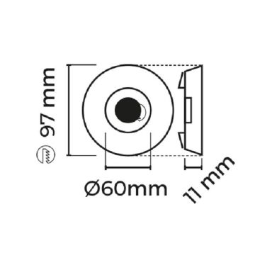 MOLLED MOL518 Dekoratif LED Cam Spot (Çerçeve Işıklı)