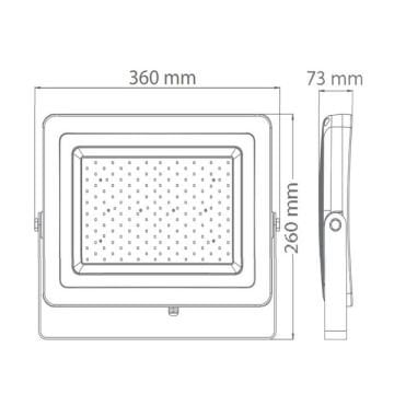 ACK AT61-09402 150 Watt LED Projektör - Gün Işığı (3000K)