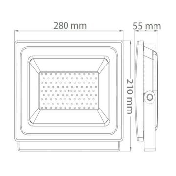 ACK AT61-07032 50 Watt LED Projektör - Beyaz Işık (6500K)