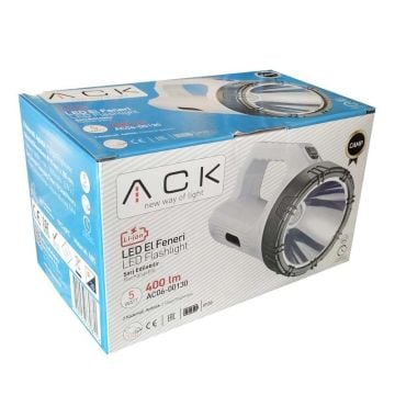 ACK AC06-00130 Şarjlı Çift Kademeli LED El Feneri