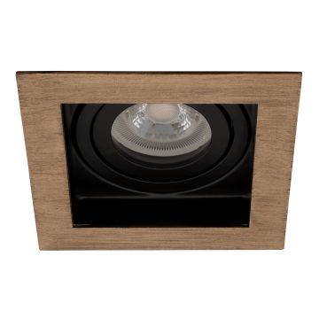 goldX ZE781-BRE Bronz Eskitme Sıva Altı Kare Spot Kasası