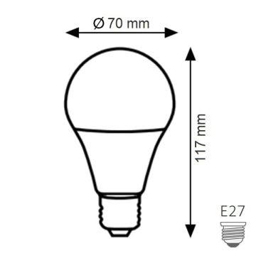 K2 GLOBAL KES126 8 Watt LED Ampul