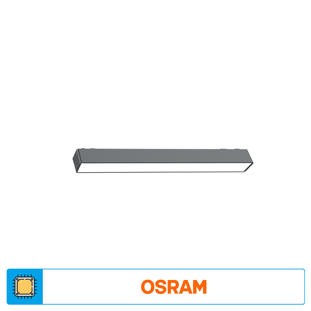 ACK AD45-01211 18 Watt 34 cm OSRAM LED Magnet Armatür - Ilık Beyaz (4000K)