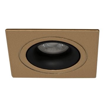 goldX ZE770-G Gold Sıva Altı Kare Spot Kasası