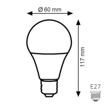 K2 GLOBAL KES180 8 Watt LED Ampul