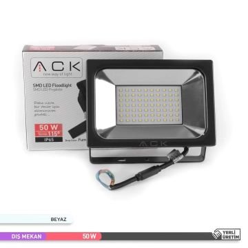 ACK AT61-05032 50 Watt LED Projektör - Beyaz Işık (6500K)