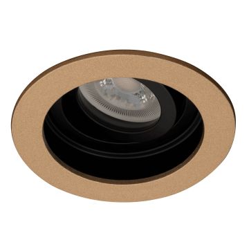 goldX ZE780-BR Bronz Sıva Altı Yuvarlak Spot Kasası
