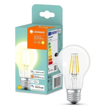 LEDVANCE 8 Watt A60 Akıllı LED Ampul - Sarı Işık (2700K) [Bluetooth Smart + Classıc A60 6W/827]