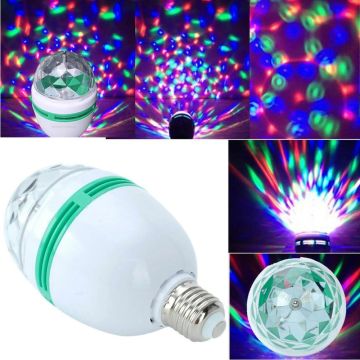 K2 GLOBAL KES178 3 Watt RGB Disco Ampul