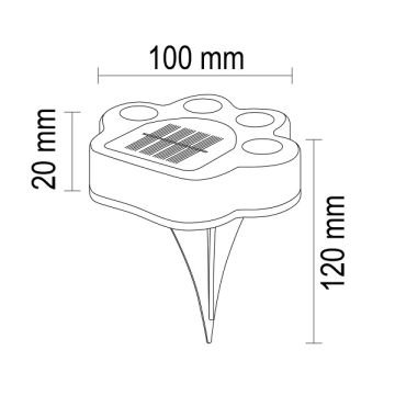 FORLIFE FL-3257 5 Watt Pati Solar Çim Armatürü