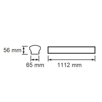 HOROZ 400-002-131 PROLINE 40 Watt 111 cm Nemliyer LED Etanj (IP65)