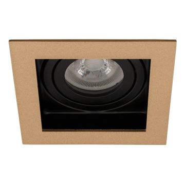 goldX ZE781-BR Bronz Sıva Altı Kare Spot Kasası