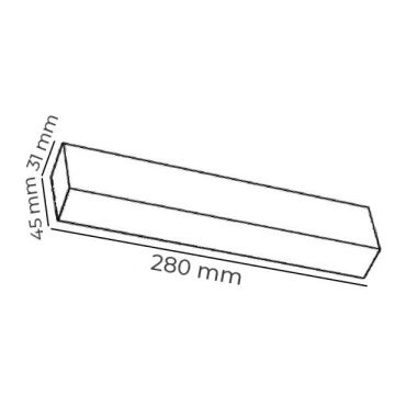 DÜNYA LED HS2261 10 Watt 28 cm Mercekli Lineer Sarkıt Armatür (OSRAM LED & TRIDONIC Driver)