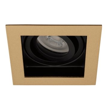 goldX ZE781-G Gold Sıva Altı Kare Spot Kasası