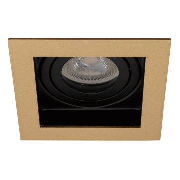 goldX ZE781-G Gold Sıva Altı Kare Spot Kasası