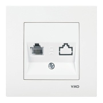 VİKO 90967032 Data Prizi (RJ45 CAT5E) [Beyaz]