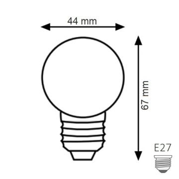 K2 GLOBAL KNL380 1 Watt Renkli LED Gece Lambası