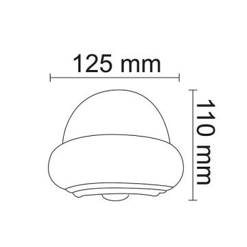 FORLIFE FL-1719 Telgraf 6+1 Watt Çift Yönlü Dış Mekan LED Aplik - Metal - Gün Işığı (3000K)