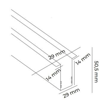 MOLLED MOL6014-3 3 Metre Sıva Altı Magnet Ray